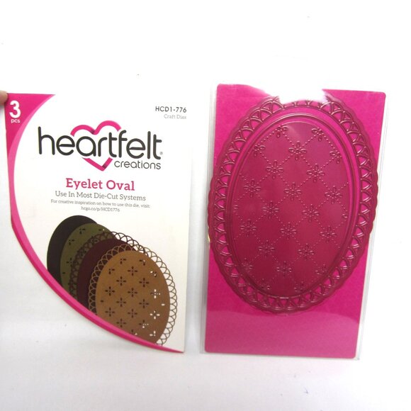 Heartfelt Creations Eyelet Oval 3 Pcs Craft Dies HCD1-776 - Picture 1 of 3